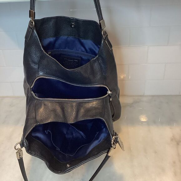 Coach Madison Phoebe Pebbled Leather Shoulder Bag (#1) - Picture 11 of 15